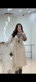 Banarasi Silk Kurti Pant Dupatta Set